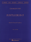 Postlude In F Orch   Score Critical Edition