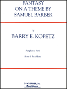 Fantasy on a Theme by Samuel Barber (ov. to <i>The School for Scandal</i>) Score and Parts
