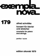Concerto for Piano and Strings (1979) Study Score