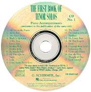 The First Book of Tenor Solos Accompaniment CDs (Set of 2)