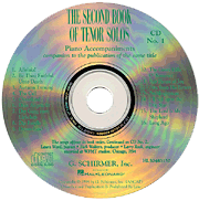 The Second Book of Tenor Solos Accompaniment CDs (Set of 2)