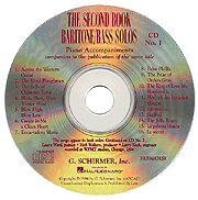 The Second Book of Baritone/Bass Solos Accompaniment CDs (Set of 2)