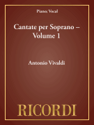 Cantate per Soprano &ndash; Volume 1 Critical Edition Score