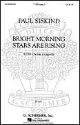 Bright Morning Stars are Rising TTBB a cappella