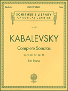 Dmitri Kabalevsky – Complete Sonatas for Piano Schirmer Library of Classics Volume 2033
