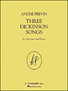 Three Dickinson Songs Soprano and Piano