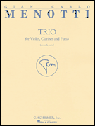 Trio Score and Parts for Violin, Clarinet and Piano