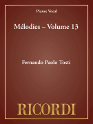 M&eacute;lodies &ndash; Volume 13 Voice and Piano