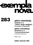 Symphony No. 2 for Orchestra and Solo Voice Full Score