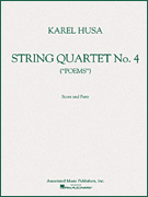 String Quartet No. 4 (“Poems”)<br><br>Score and Parts
