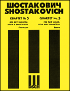 String Quartet No. 5, Op. 92 Score