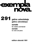Galina Ustvolskaya – Sonata for Violin and Piano