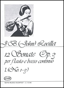 12 Sonatas for Flute and Basso Continuo, Op. 3 – Volume 1 Nos. 1-3
