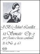 12 Sonatas for Flute and Basso Continuo, Op. 3 – Volume 2 Nos. 4-6