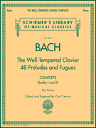 The Well-Tempered Clavier, Complete Schirmer Library of Classics Volume 2057