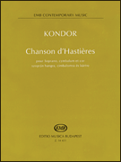 Chanson d'Hastières Score