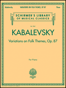 Variations on Folk Themes, Op. 87 Schirmer Library of Classics Volume 2061