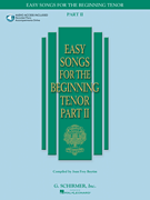 Easy Songs for the Beginning Tenor – Part II - Book/Online Audio