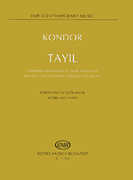 Tayil for Male Voice (Narrator) and Eight Instruments Score and Parts