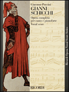 Gianni Schicchi Opera Vocal Score
