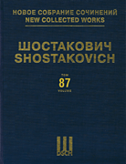 Product Cover for Collected Songs for Soloist and Orchestra New Collected Works of Dmitri Shostakovich – Volume 87 DSCH Hardcover by Hal Leonard