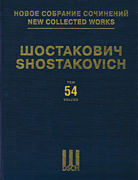 Product Cover for The Great Lightning & Hypothetically Murdered New Collected Works of Dmitri Shostakovich – Volume 54 DSCH Hardcover by Hal Leonard
