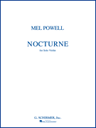 Nocturne Op. 54, No. 4 Violin Solo