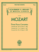 Mozart – 3 Piano Concertos Schirmer Library of Classics Volume 4481<br><br>Two Pianos, Four Hands
