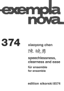 Speechlessness, Clearness and Ease Ensemble<br><br>Study Score