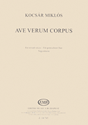 Ave Verum Corpus SATB a cappella