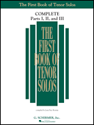 The First Book of Solos Complete – Parts I, II and III Tenor