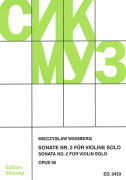 Sonata No. 2 Op. 95 Violin Solo