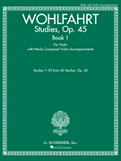 Studies, Op. 45 – Book I For Violin with Newly Composed Violin Accompaniments