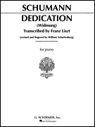 Dedication (Widmung) Piano Solo