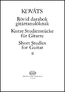 Short Studies, Volume 2 Guitar Solo