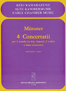 Four Concertatii for 2 Violin, 2 Trombone, Timpani & Continuo