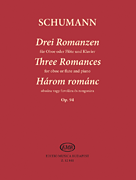 Three Romances, Op. 94 for Oboe (Flute) and Piano Clarinet