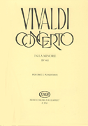 Concerto in A Minor for Oboe, Strings, and Continuo, RV 461 Oboe with Piano Accompaniment