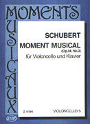 Moment Musical, Op. 94, No. 3 Cello and Piano