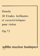20 Études Brillantes & Caractéristiques, Op. 73 Violin Solo