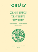 Ten Trios (from “33 Two-Part Exercises”) Three Cellos