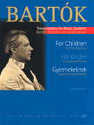 Bartók – Transcriptions for Music Students: For Children Violin and Piano