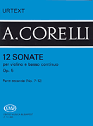 12 Sonatas for Violin and Basso Continuo, Op. 5  – Volume 2 Violin and Piano