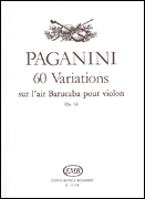 60 Variations sur l'air Barucaba, Op. 14 Violin Solo