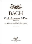 Violin Concerto No. 2 in E major, BWV 1042 Violin and Piano