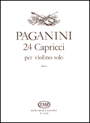 24 Capricci, Op. 1 Violin Solo