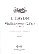 Violin Concerto in G major, Hob. Vlla:4 Violin and Piano