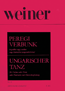 Peregi Verbunk Op. 40 for Violin, Viola or Clarinet and Piano Hungarian Dance (Ungarischer Tanz) English, German and Hungarian