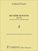Piano Quintet No. 2, Op. 115 Transcription for Pianos 4 Hands