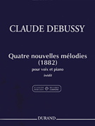 Claude Debussy – 4 Nouvelles Mélodies (1882) Voice and Piano